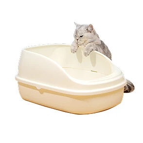 Grand bac &agrave; liti&egrave;re pour chat &agrave; capuchon